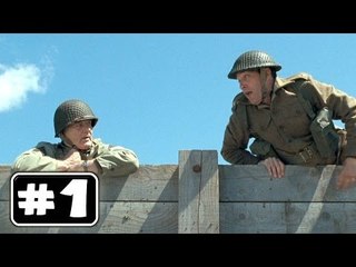 "Old Guys Training " THE MONUMENTS MEN Movie Clip # 1