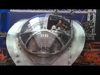 On the set of GUARDIANS OF THE GALAXY 'Pimp my Milano'