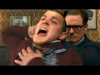 "Ultimate Bar Fight" KINGSMAN Movie Clip # 1