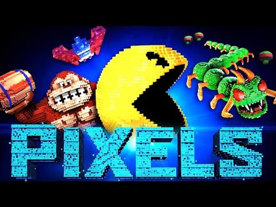 PIXELS Characters Trailer (Centipede, Donkey Kong, Pac Man)
