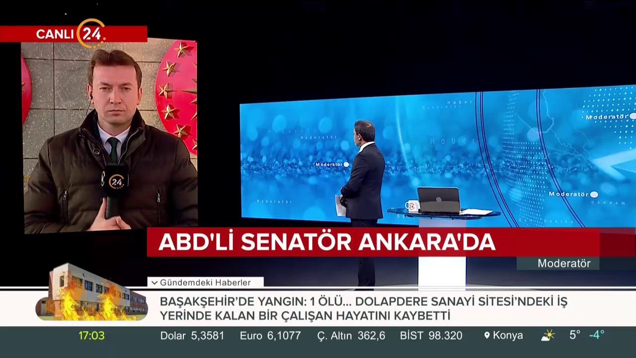 ABD'li senatör Ankara'da