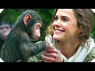 WAR FOR THE PLANET OF THE APES - Cute Baby Monkey Trailer (2017)