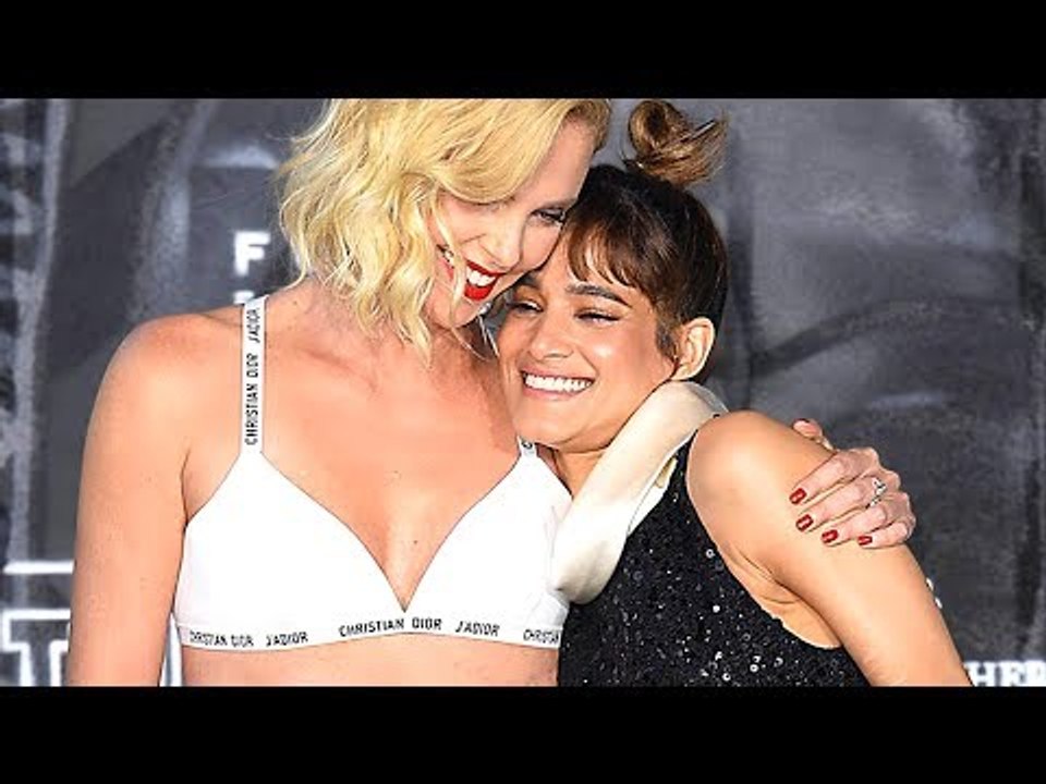 Charlize Theron & Sofia Boutella Are Close [European Premiere]