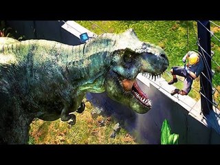 JURASSIC WORLD Evolution Game Trailer (Dino Theme Park Simulator - 2018)