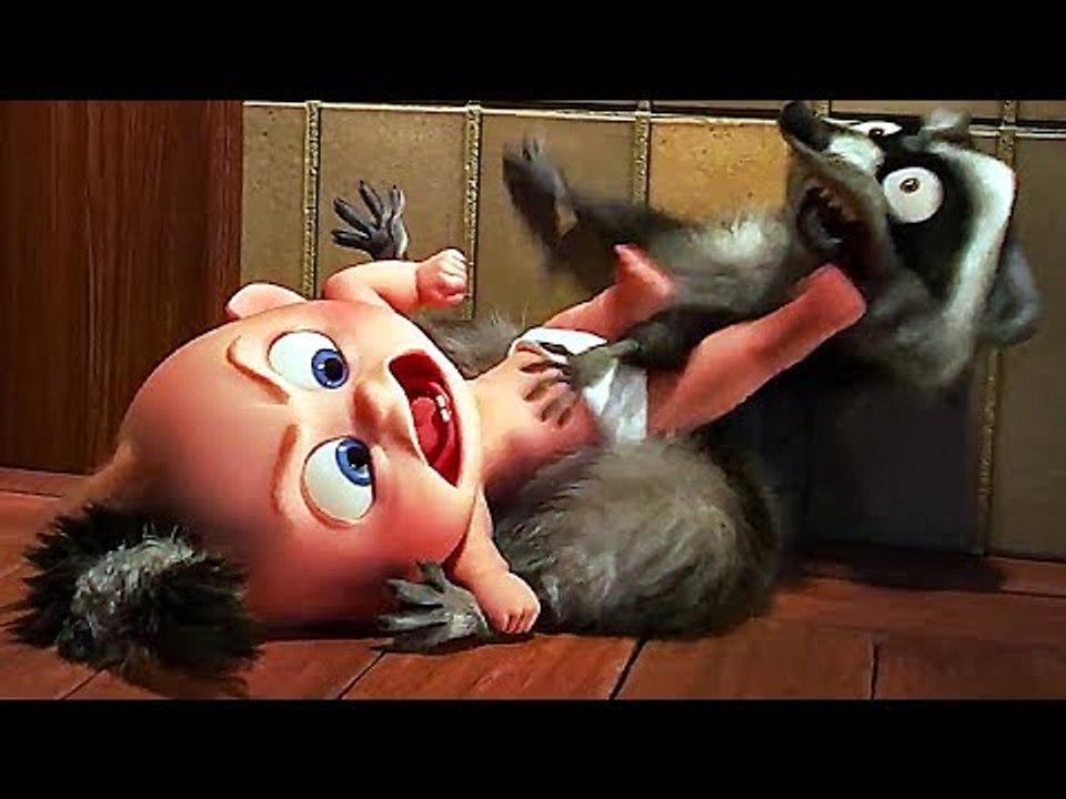 INCREDIBLES 2 Jack Jack VS Raccoon FULL Scene (Animation, 2018)