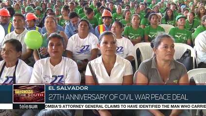 El Salvador Celebrates 27th Anniversary of Peace Accord
