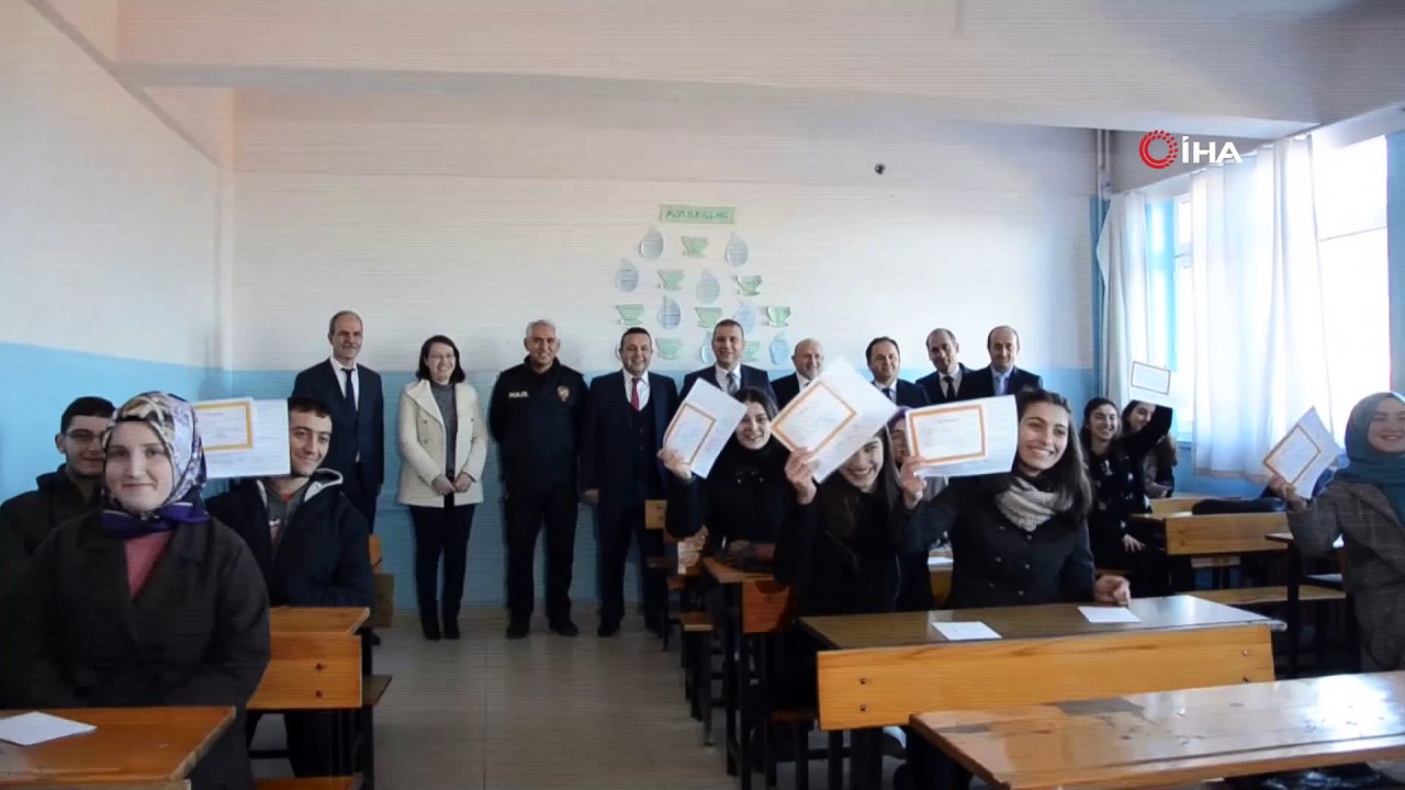 Öğrencilerden özel teşekkür