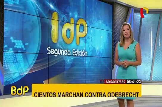 Miraflores: así se desarrolló la marcha ciudadana contra Odebrecht