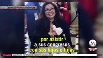 Siguen criticas a Munoz por el reclamo a Martha Marquez por llevar a bebe a congreso