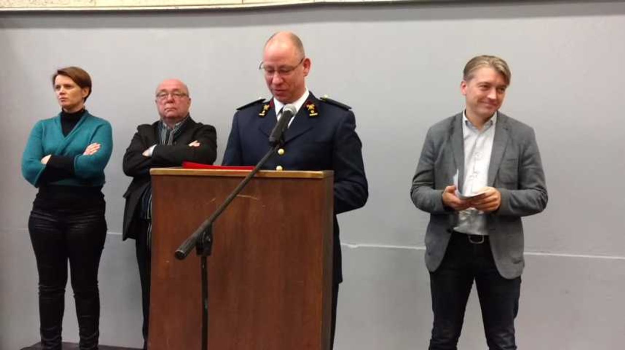 Les vœux des pompiers de secours Hainaut Centre.Video Eric Ghislain