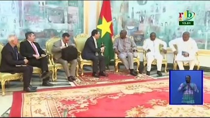 RTB - Audience du Président de la République avec le représentant de l’Union Européenne pour le Sahel