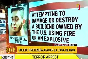 EEUU: detienen a sujeto que quería atacar la Casa Blanca con un cohete antitanque