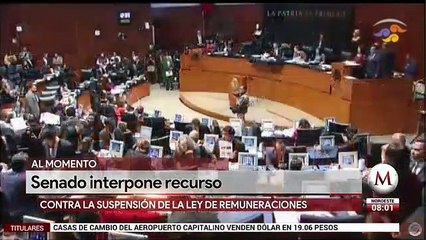 Senado interpone recurso en Corte contra suspensión de ley sobre sueldos