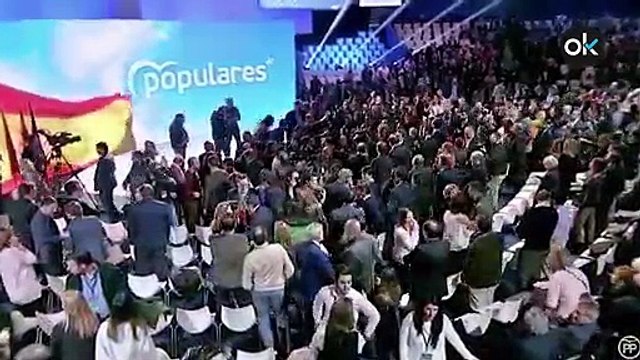 Mariano Rajoy y Pablo Casado juntos en la convención del PP