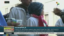 Caravana de migrantes hondureños parte de Guatemala hacia México