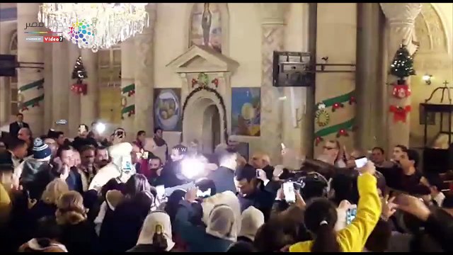 وصول البابا تواضروس ليترأس صلاة عيد الغطاس بالاسكندرية