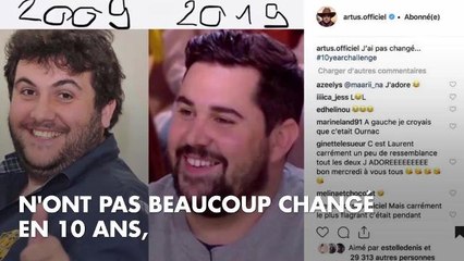 PHOTOS. Laurence Boccolini, Alex Goude, Sandrine Quétier... quand les animateurs télé font le #10YearsChallenge