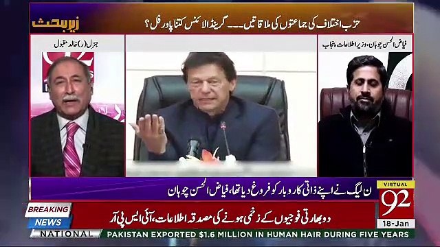 Fayaz Ul Hassan Response On The Criticism On The Govt In Media..