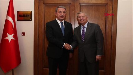 ABD'li Senatör Graham, Milli Savunma Bakanı Akar'ı Ziyaret Etti