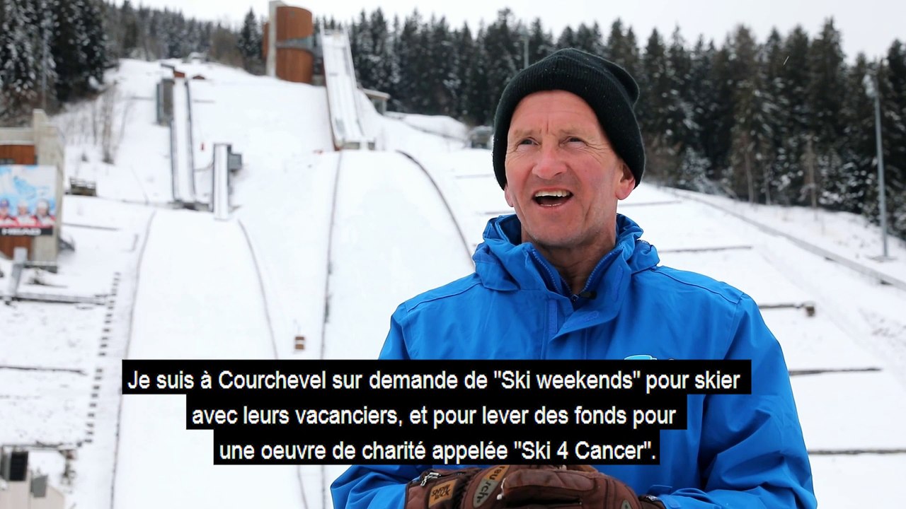 Courchevel (Savoie)/ Eddie  "the eagle"  s’est posé en ski alpin