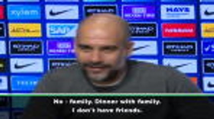 I don't have friends - Guardiola on birthday celebrations