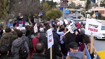 İsrail'in Filistinlilere ait evleri tahliye kararı protesto edildi - KUDÜS