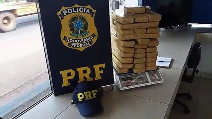 PRF apreende 18 kg de maconha na BR-163
