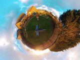 Stunning sunset time lapse captured in 360 degrees
