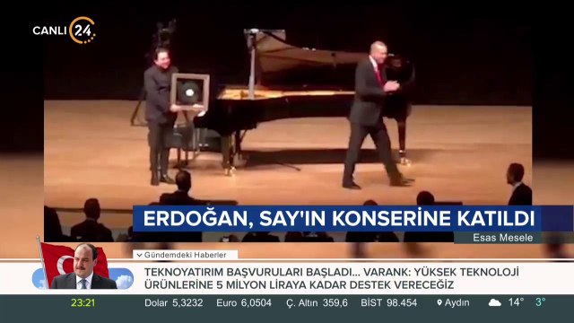 Başkan Erdoğan, Fazıl Say'ın konserine katıldı