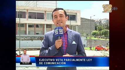 Presidente envió veto parcial de Ley de Comunicación