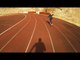 Two Track and Field Athletes do Sprint Training