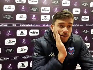 Corentin Glénat (FCG) après Benetton Trévise 18012019