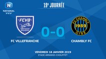 J19 : FC Villefranche B. - FC Chambly-Oise (0-0), le résumé