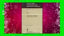 Input-Output Modeling (Lecture Notes in Economics   Mathematical Systems)