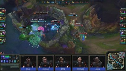 MISFITS vs FNATIC Highlights - 3rd Place Decider EULCS Spring 2017