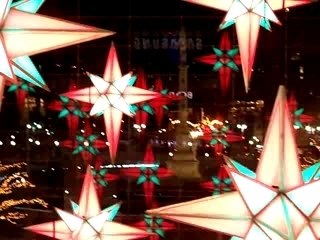 Time Warner Center NYC holidays light show