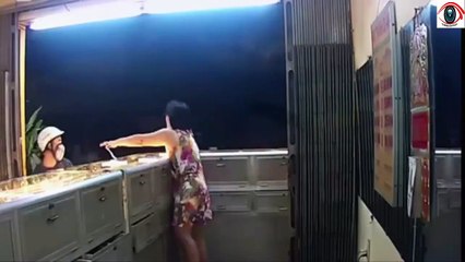 Camera an toàn - Cướp tiệm vàng táo bạo