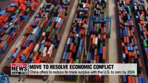 China offers to reduce its trade surplus with the U.S. to zero by 2024