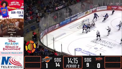 ECHL Indy Fuel 3 at Fort Wayne Komets 2