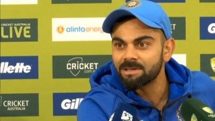 Télécharger la video: India Vs Australia : Virat Kohli says, No one is more committed than MS Dhoni | Oneindia News