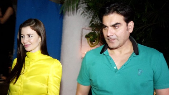 Arbaaz Khan and girlfriend Georgia Andriani enjoy a dinner date | FilmiBeat