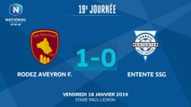 J19 : Rodez Aveyron Football - Entente SSG (1-0), le résumé