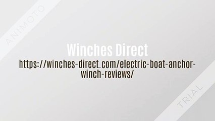 Electric Anchor Winch