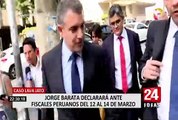 Caso Lava Jato: Jorge Barata declarará ante fiscales peruanos del 12 al 14 de marzo