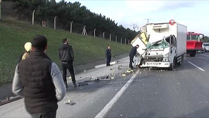Hasdal Kemerburgaz Yolunda Kaza: 1 Yaralı