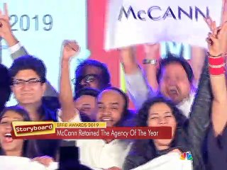McCann retained The Agency of the Year at Effie Awards 2019
