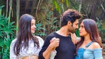 Kartik Aaryan, Bhumi Pednekar & Ananya Panday romance in Pati Patni Aur Woh | FilmiBeat