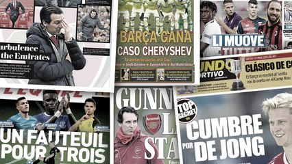 La presse anglaise met la pression sur Unai Emery, la décision en faveur du Barça pour la Coupe du Roi fait grand bruit en Espagne