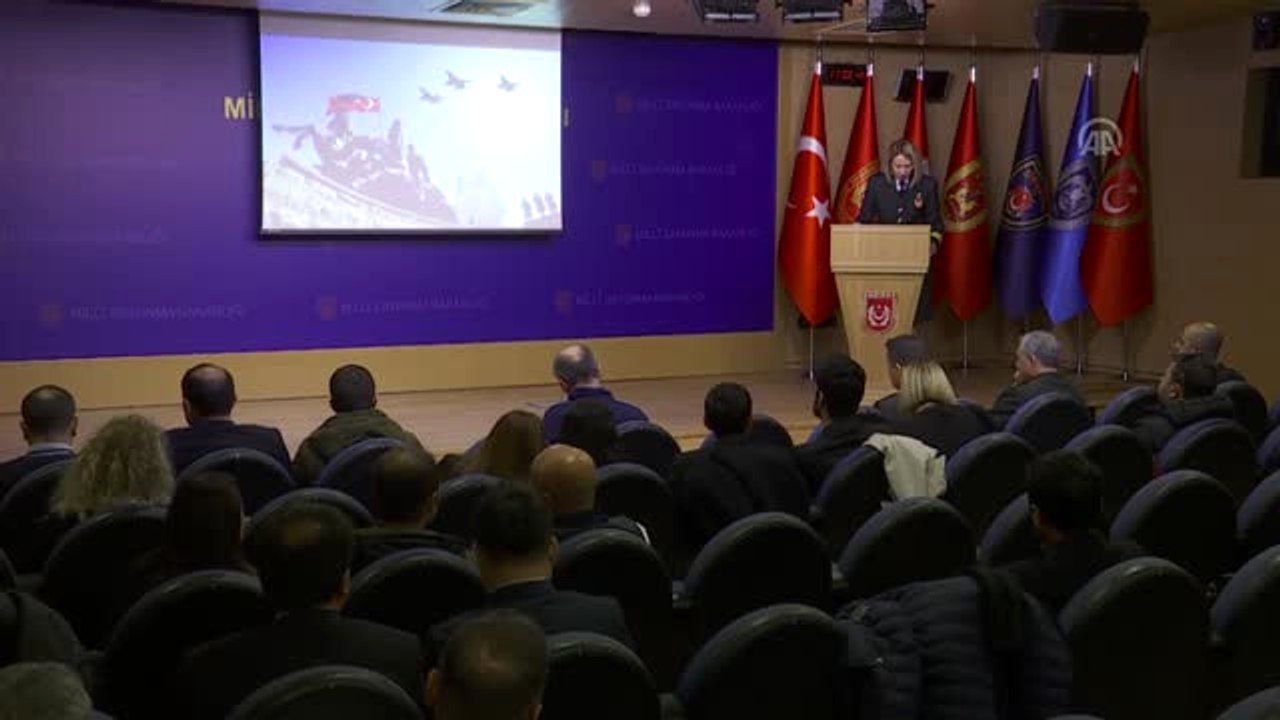 Milli Savunma Bakanlığı'nın Basın Toplantısı (1)