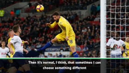 Download Video: Giroud unlikely to start against former club Arsenal - Sarri